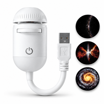 2-in-1 Galaxy Projector Night Light