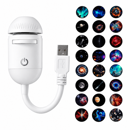 2-in-1 Galaxy Projector Night Light