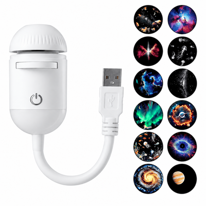2-in-1 Galaxy Projector Night Light