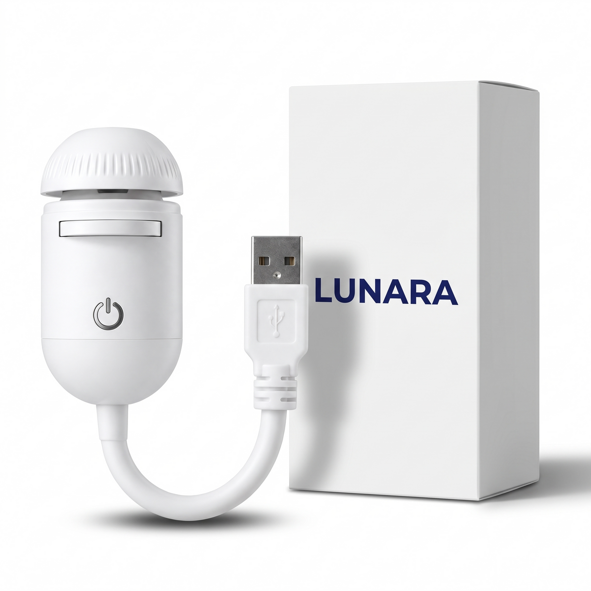 Lunara 2-in-1 galaxy projector night light with box