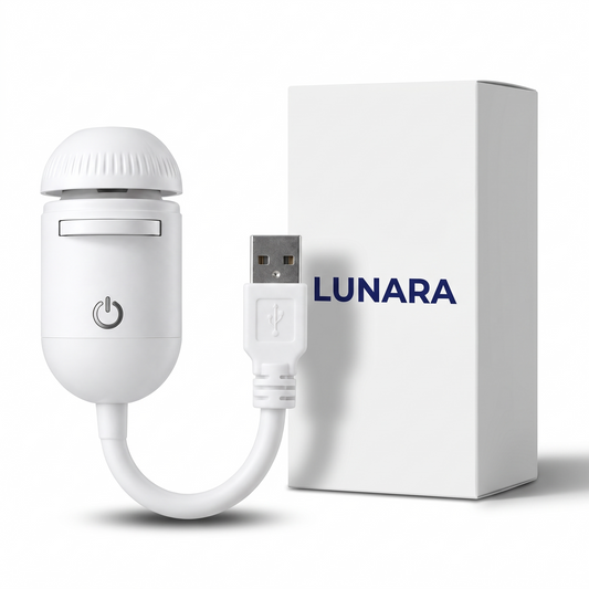 Lunara 2-in-1 galaxy projector night light with box